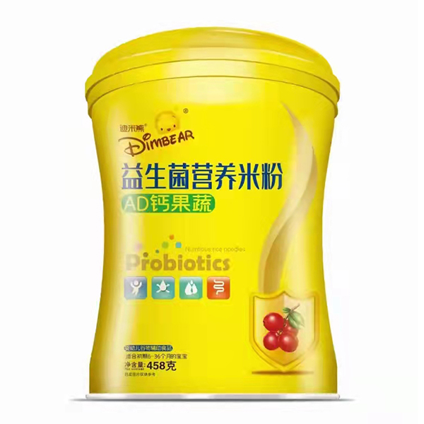 迪米熊益生菌營養米粉-AD鈣果蔬