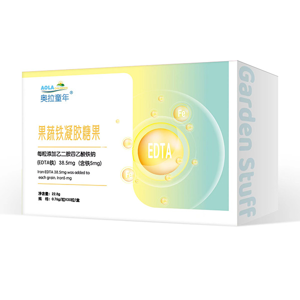 奧拉童年果蔬鐵凝膠糖果