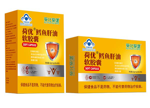 葵花葵堡荷優鱈魚肝油軟膠囊