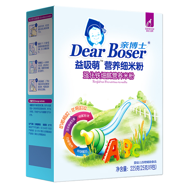 親博士益吸萌強化鐵營養(yǎng)米粉盒裝