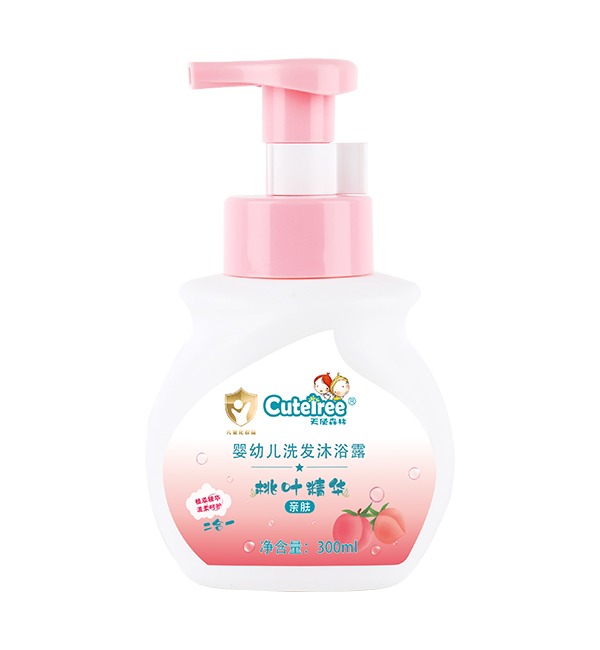 天使森林嬰幼兒洗發沐浴露(桃葉精華)300ml
