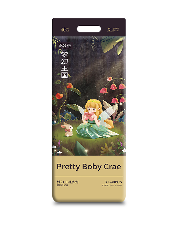 逐夢派夢幻王國系列嬰兒紙尿褲XL40