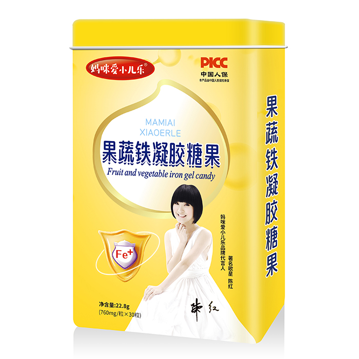 媽咪愛小兒樂果蔬鐵凝膠糖果