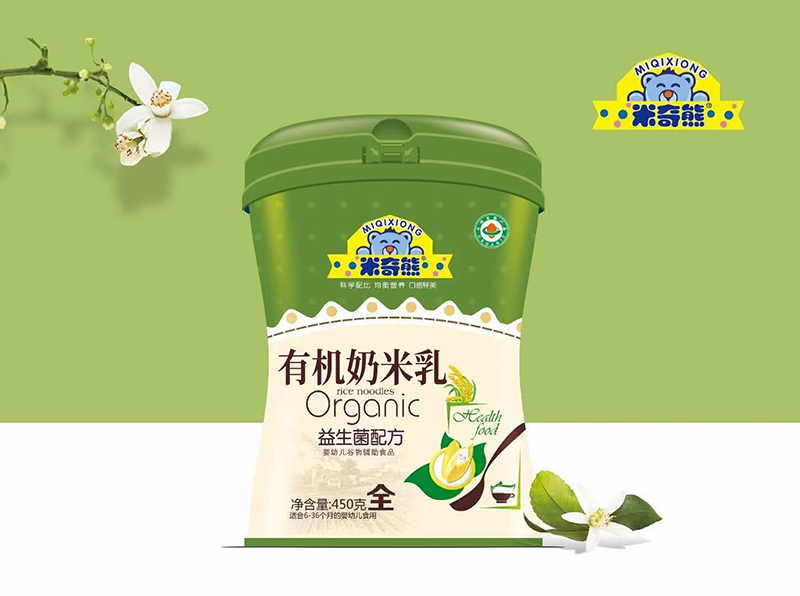 米奇熊有機奶米乳 益生菌配方