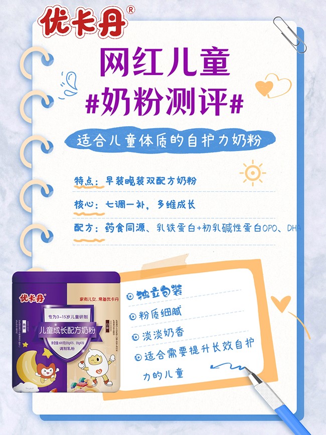 優卡丹兒童成長配方奶粉測評.jpg