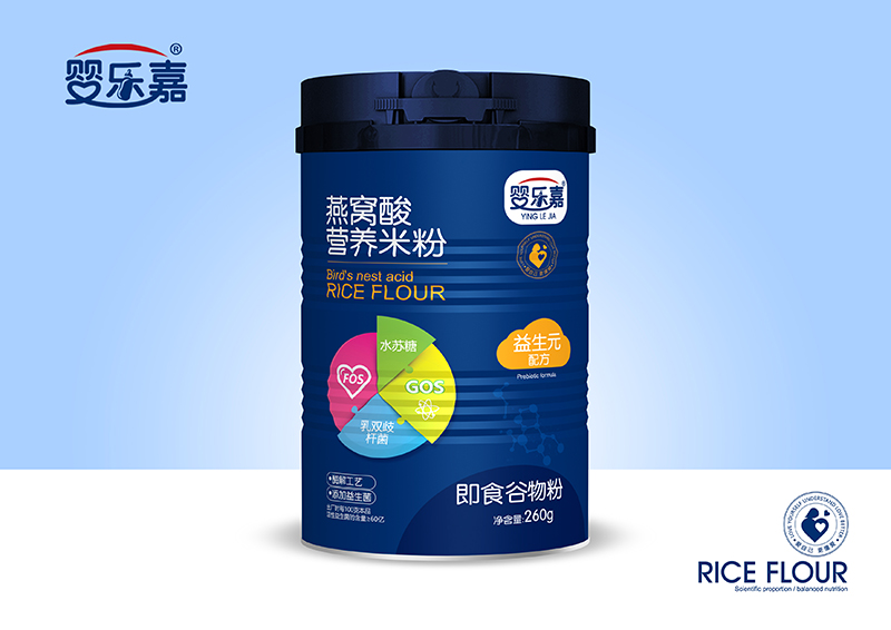 嬰樂嘉燕窩酸營養米粉 益生元配方