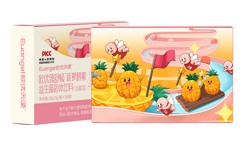 歐優天使歐優臻舒暢菠蘿酵素益生菌固體飲料代理.jpg