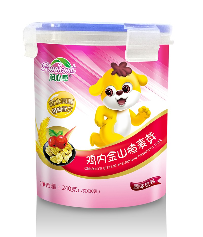 潤心草雞內金山楂麥芽固體飲料240克