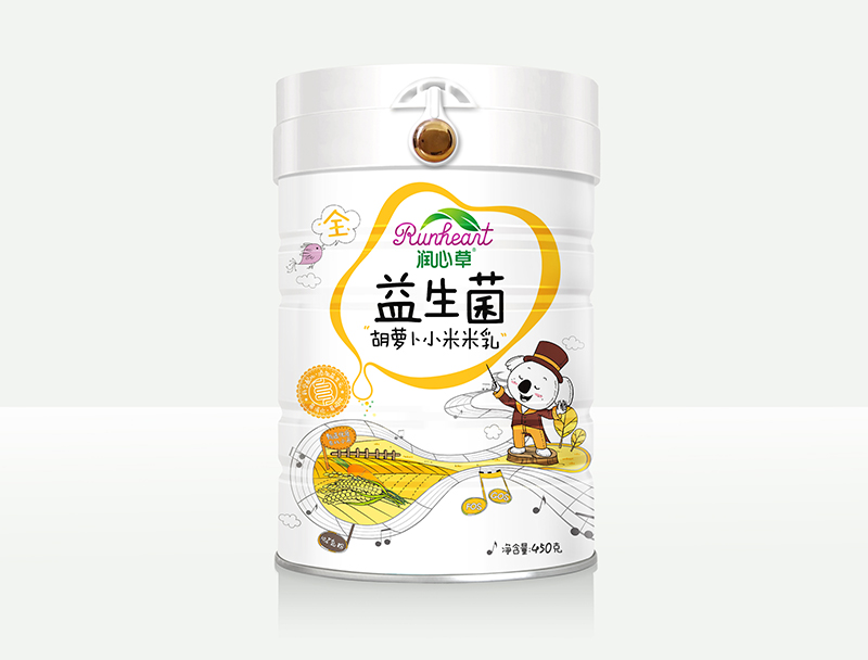 潤(rùn)心草益生菌胡蘿卜小米米乳450克