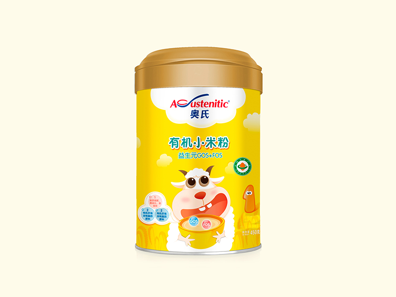 奧氏益生元GOS+FOS有機小米粉450克