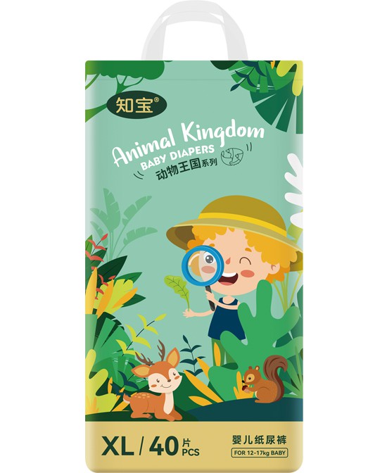 我懂寶寶動物王國紙尿褲XL