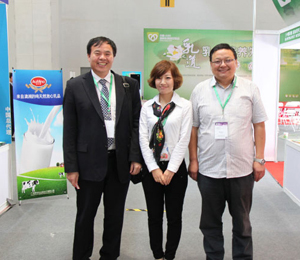 北京食品展會會長合影