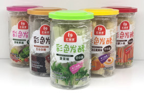 匯嬰寶彩色發(fā)酵空心面