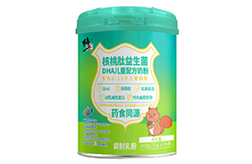 修正核桃肽益生菌DHA兒童配方奶粉