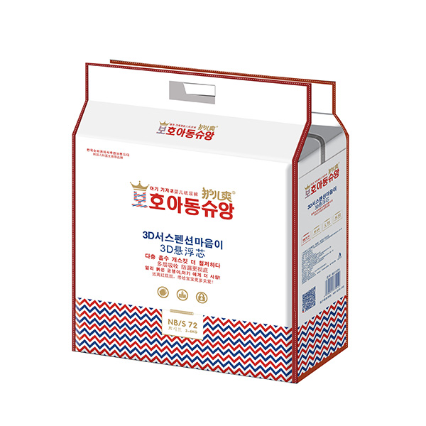 護兒爽3D懸浮芯紙尿褲大包S72片