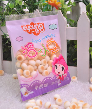 一揚牛奶味溶小豆18克紫色