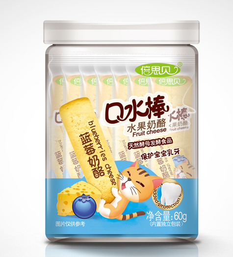 倍思貝藍莓奶酪口水棒