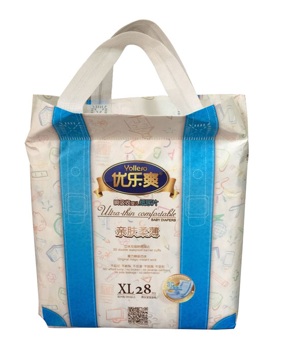 優樂爽親膚柔薄瞬吸收嬰兒紙尿片XL28片