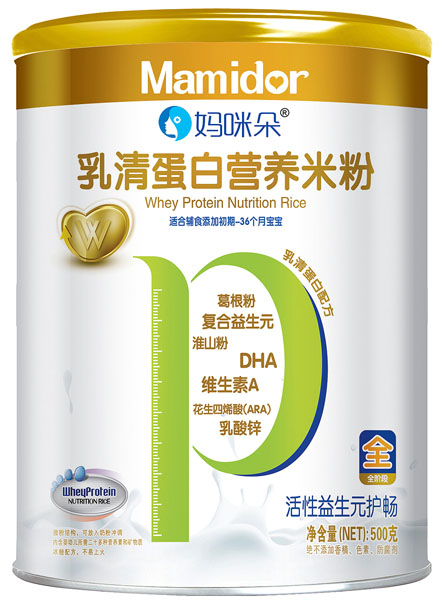 媽咪朵活性益生元護暢乳清蛋白營養米粉罐裝