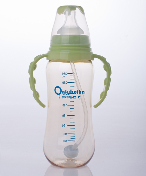 唯昵貝貝標口PPSU奶瓶270ml綠色