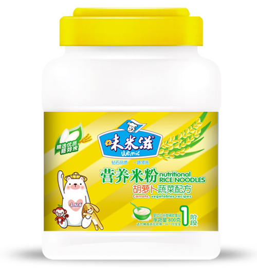 味米滋胡蘿卜蔬菜營養米粉1段
