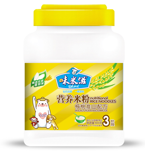 味米滋核桃淮山營養米粉3段