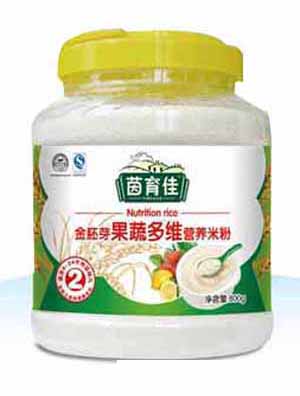 茵育佳金胚芽果蔬多維營養米粉