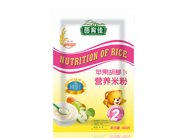 茵育佳蘋果胡蘿卜營養米粉2段